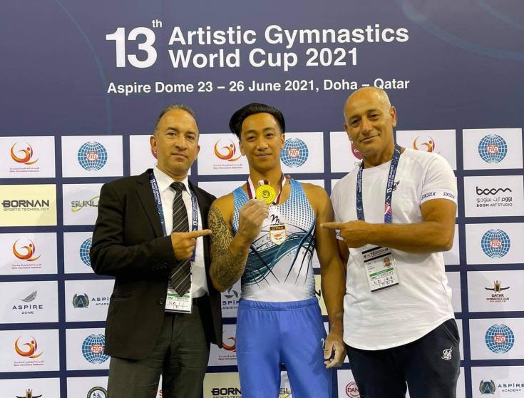 Cyprus’ Marios Georgiou wins Gold in 13th FIG Artistic Gymnastics World Cup in Doha