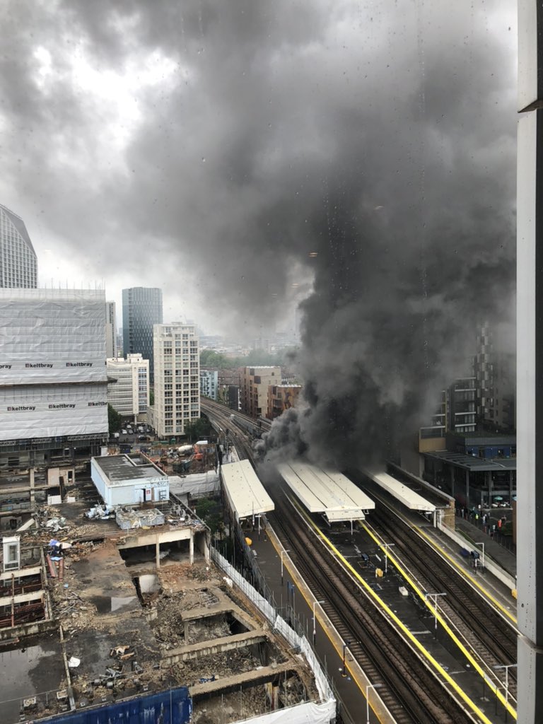 Elephant and Castle fire