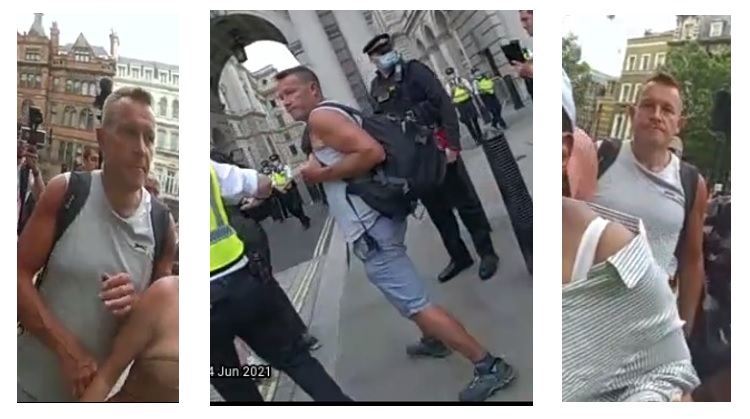 Appeal to identify man after female officer kicked in the head at protest