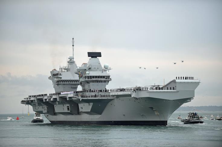 British flagship aircraft carrier HMS Queen Elizabeth to dock at Limassol port