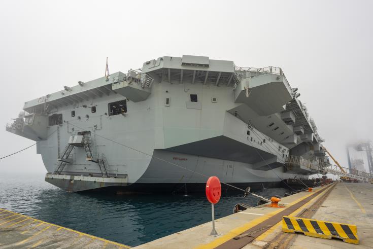 Britain and Cyprus very strong relation gets deeper and wider, UK diplomat says during visit to HMS Queen Elizabeth
