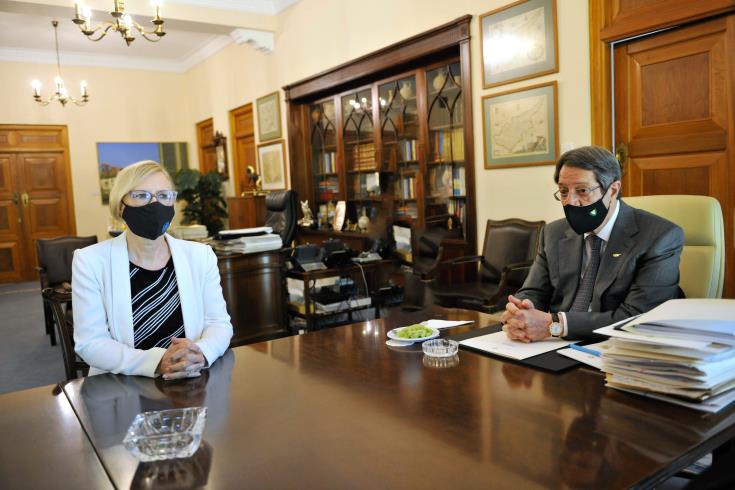 UN official has meeting with President Anastasiades ahead of Security Council session on Cyprus