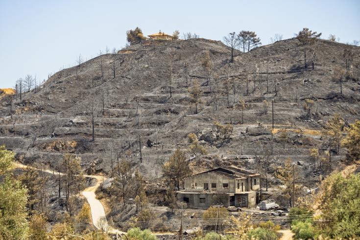 The aftermath of the Cyprus blaze in Limassol