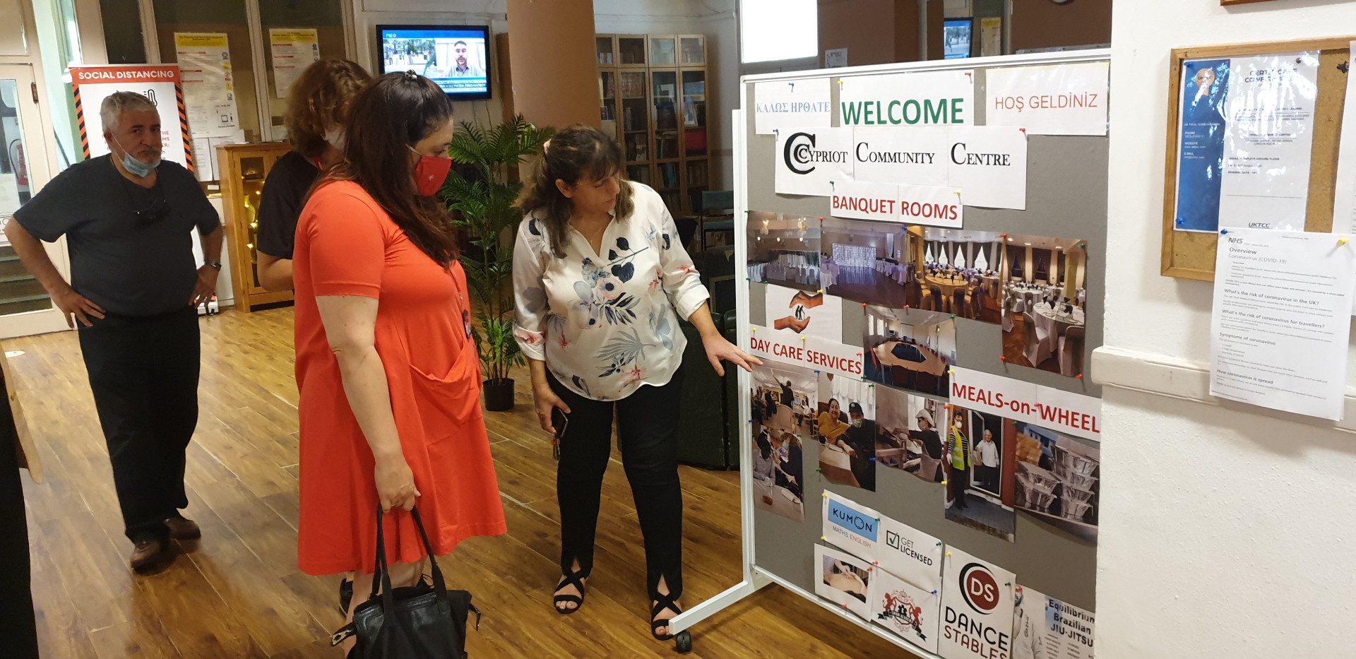Leader of Haringey Council Peray Ahmet visits Cypriot Community Centre