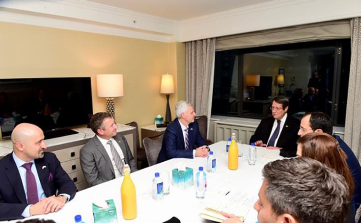 Cyprus President discusses plans for EEZ block 10 with Exxon