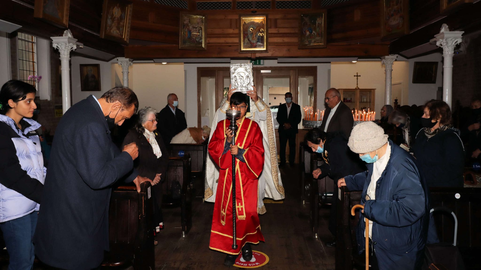 The 3rd Sunday of Luke at the Church of St. Anthony the Great and John the Baptist, in Holloway – London.