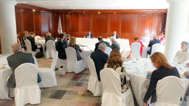 Cyprus FM briefs the EU on Turkish provocations and developments in Cyprus problem