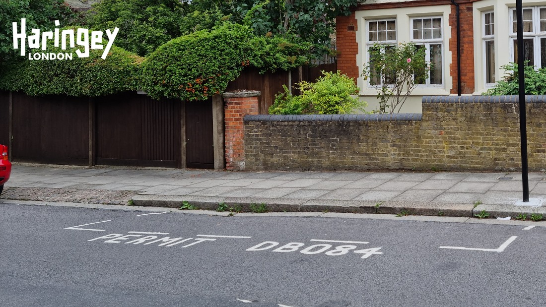 For those who can’t travel far to their vehicle have easy access to their homes, Haringey are offering a dedicated parking bay
