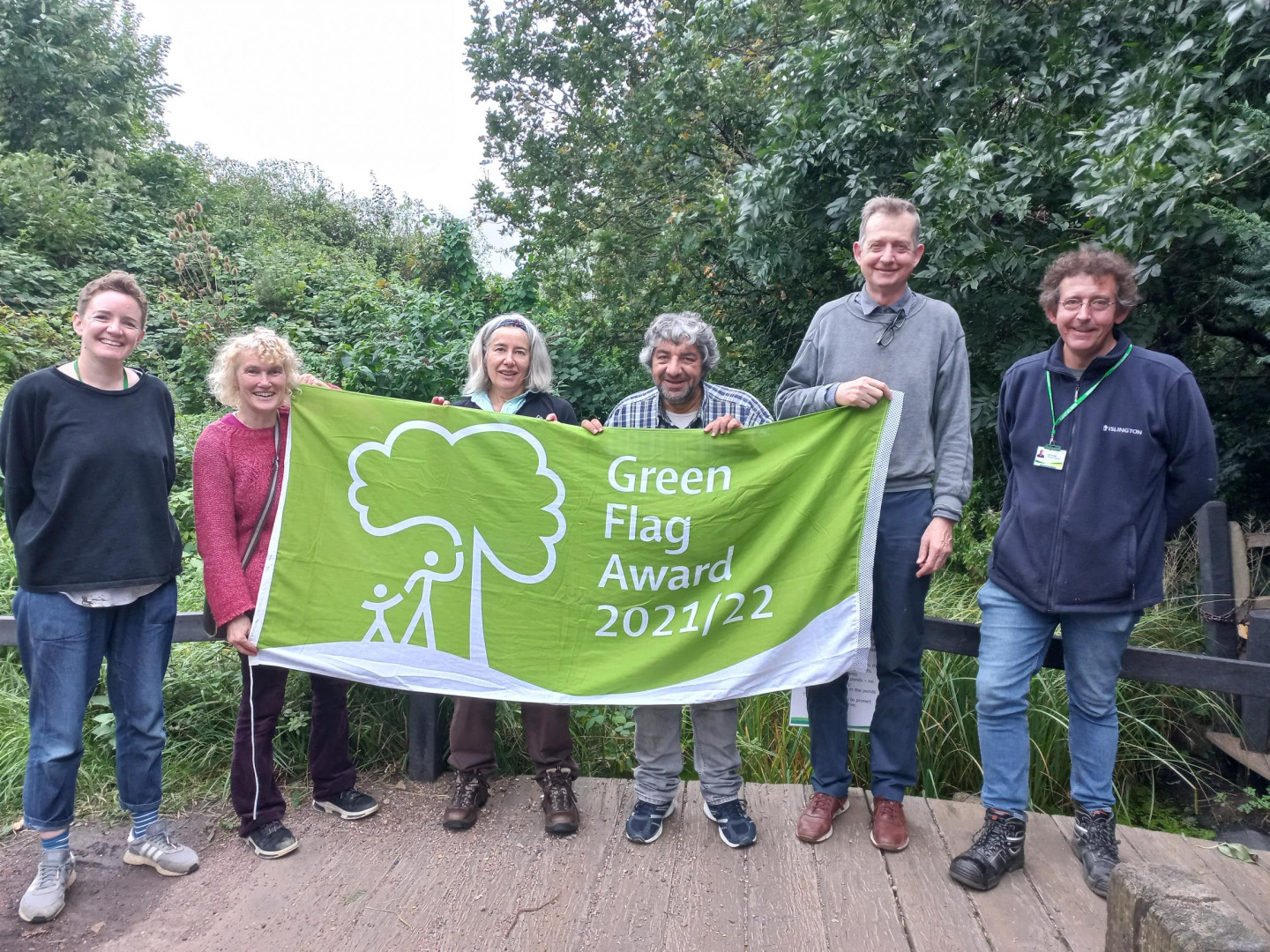 Three more Islington green spaces awarded prestigious Green Flags
