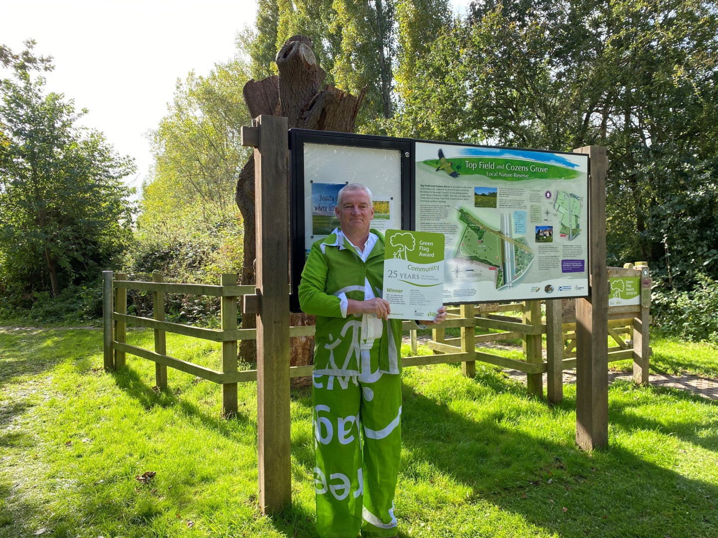 Broxbournes parks will continue to fly the Green Flag this year, as award-winning green spaces.