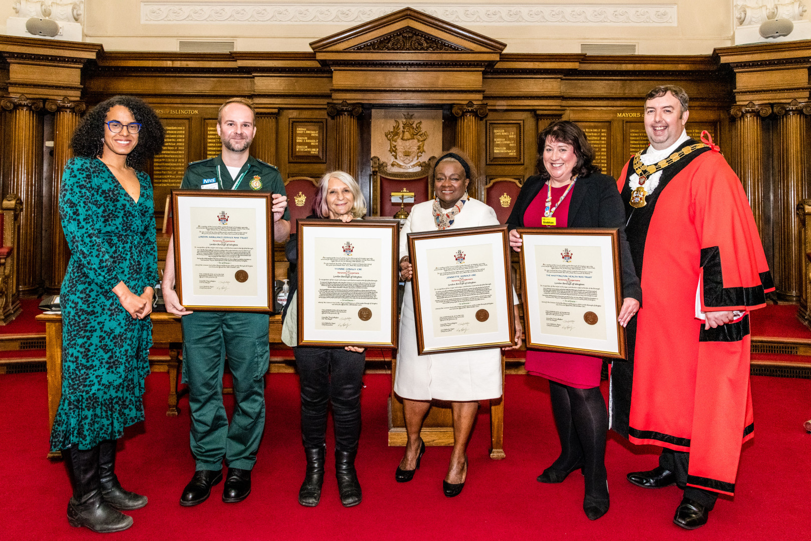 Islington’s heroes awarded the Freedom of the Borough