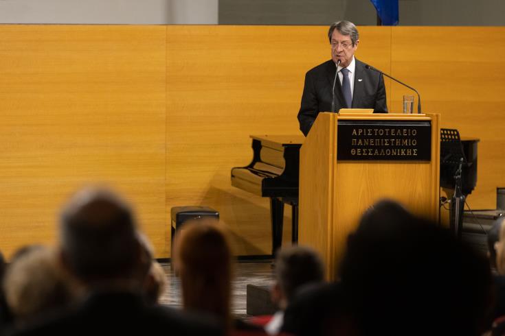 President Anastasiades reiterates political will for a peaceful and viable Cyprus solution