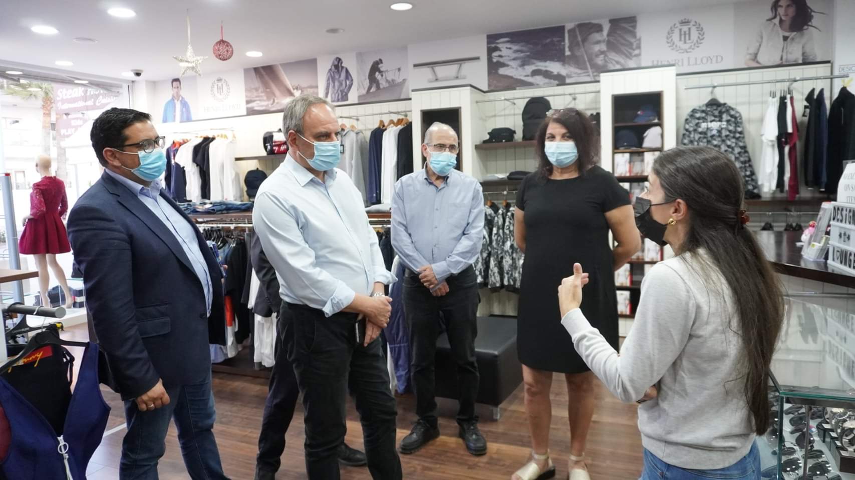 Statement by the General Secretary of AKEL Stefanos Stefanou during his tour of shops in the free areas of Famagusta