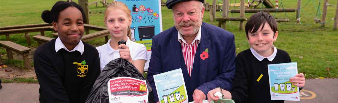 Enfield Schoolchildren join the fight for recycling and climate action