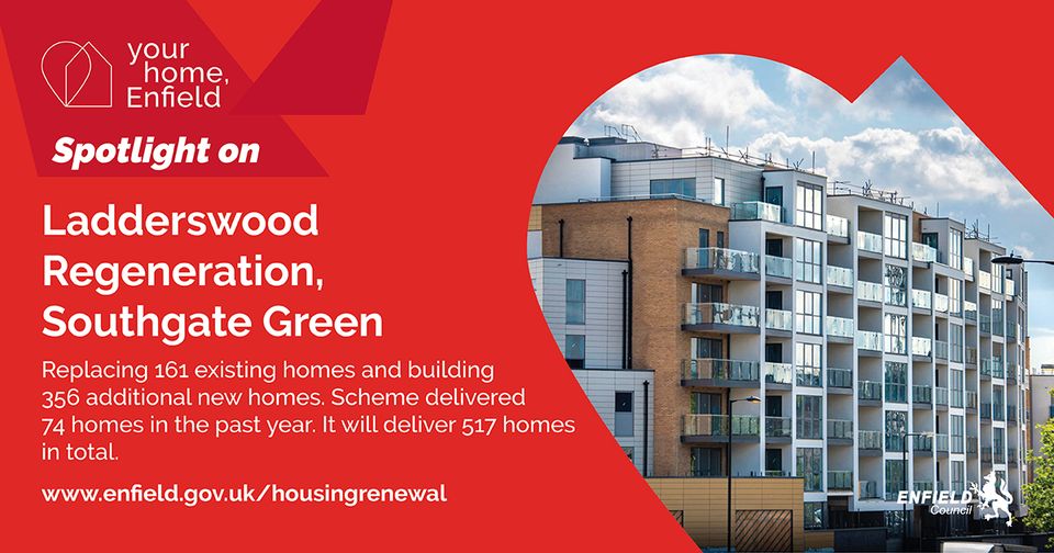 Spotlight on: Ladderswood regeneration, Southgate Green, Enfield