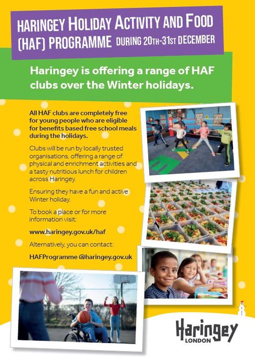 Haringey Holiday Activity and Food