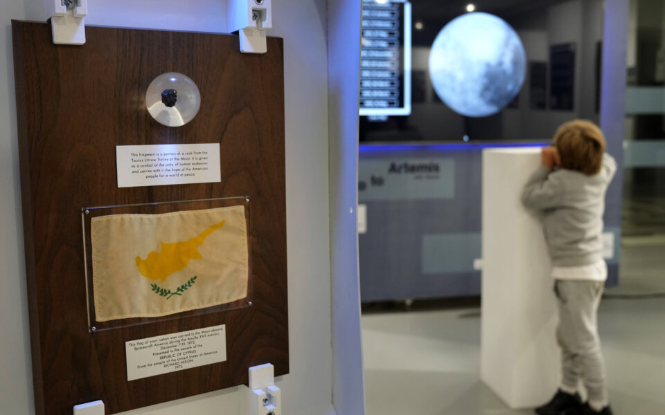Rare Apollo mission moon rock back in Cyprus after 50 years