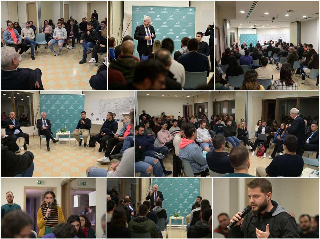 Independent presidential candidate Andreas Mavroyannis spoke recently at a meeting with Greek Cypriot and Turkish Cypriot youth