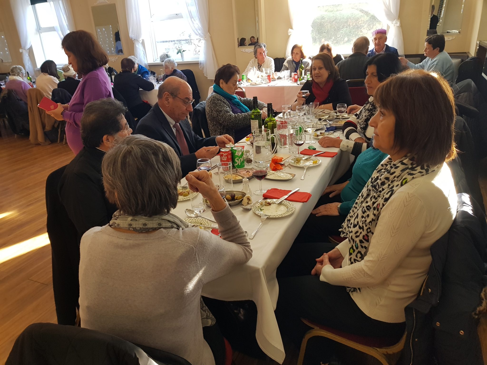 The Kosmos Centre have their Christmas party at the Cypriot Centre