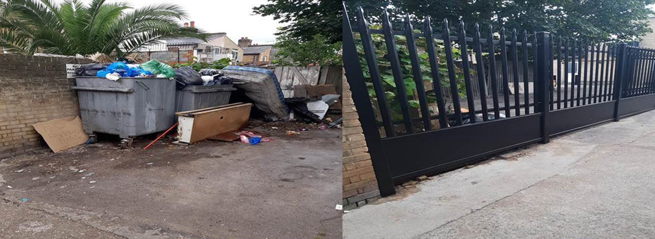 Waste dumping hotspot transformed thanks to Haringey council intervention