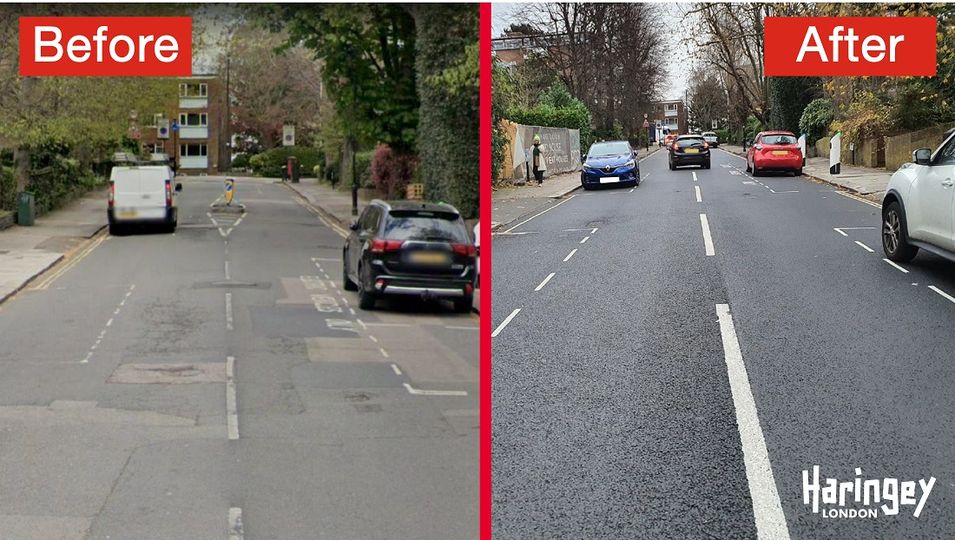 Commitment to continue resurfacing roads across Haringey