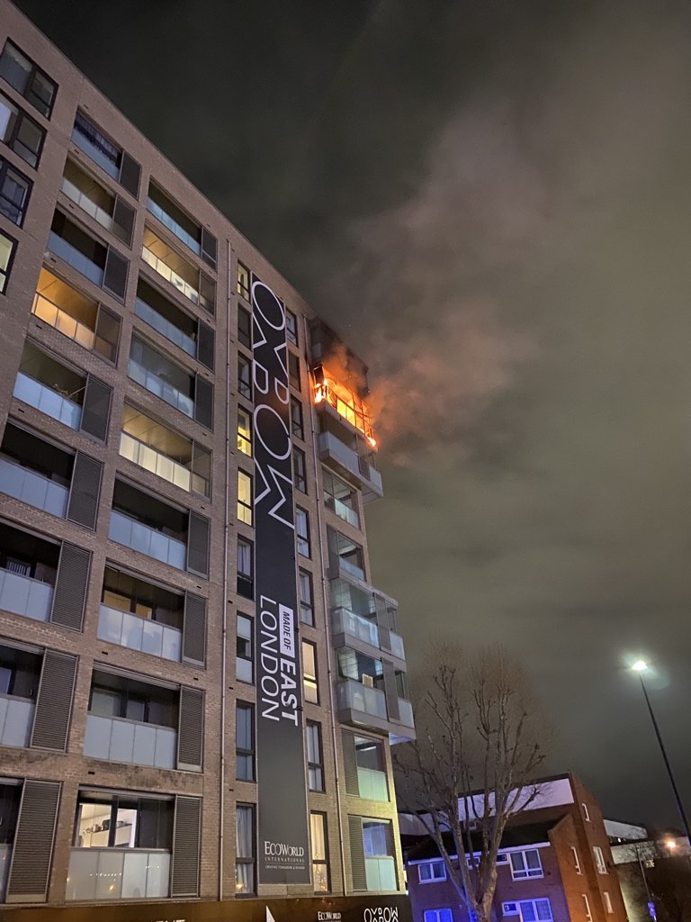 Flat fire – Tower Hamlets