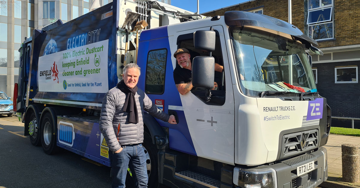 An incredible first for Enfield; collaborating with the trucks division of Renault
