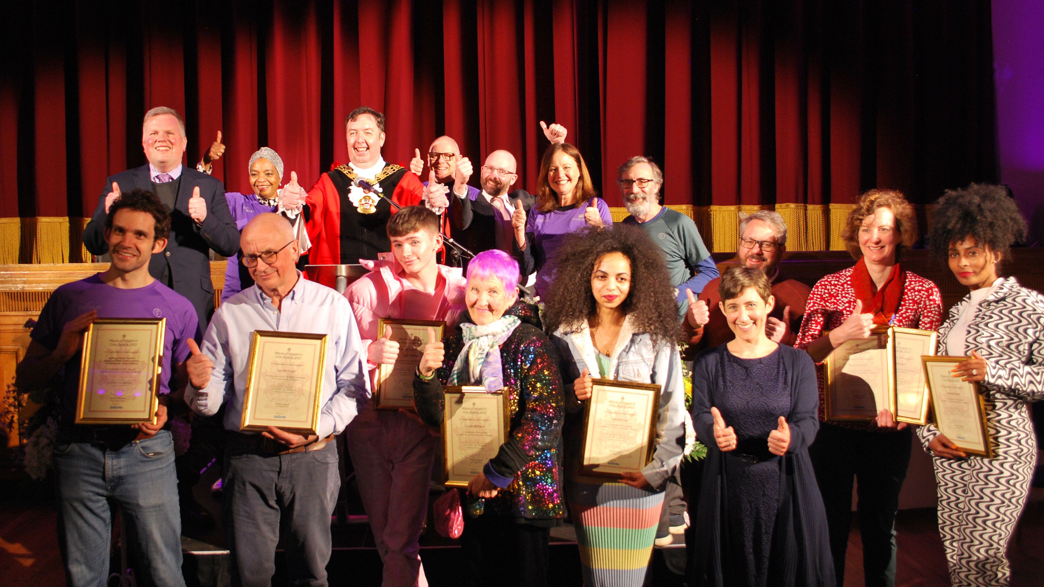 Unsung heroes recognised at Islington’s community awards ceremony