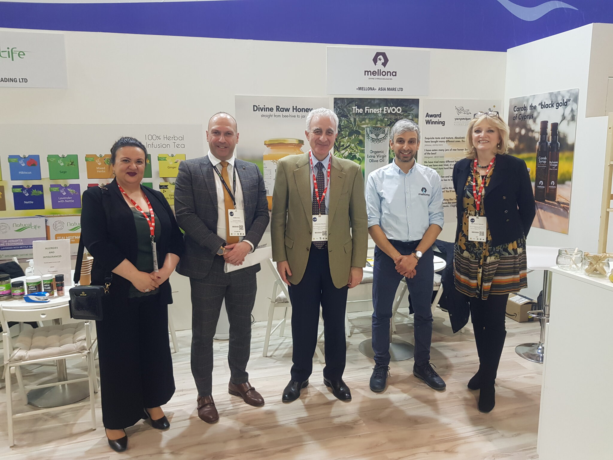 Cyprus at the International Food & Drink event at Excel Part Fine Food Section