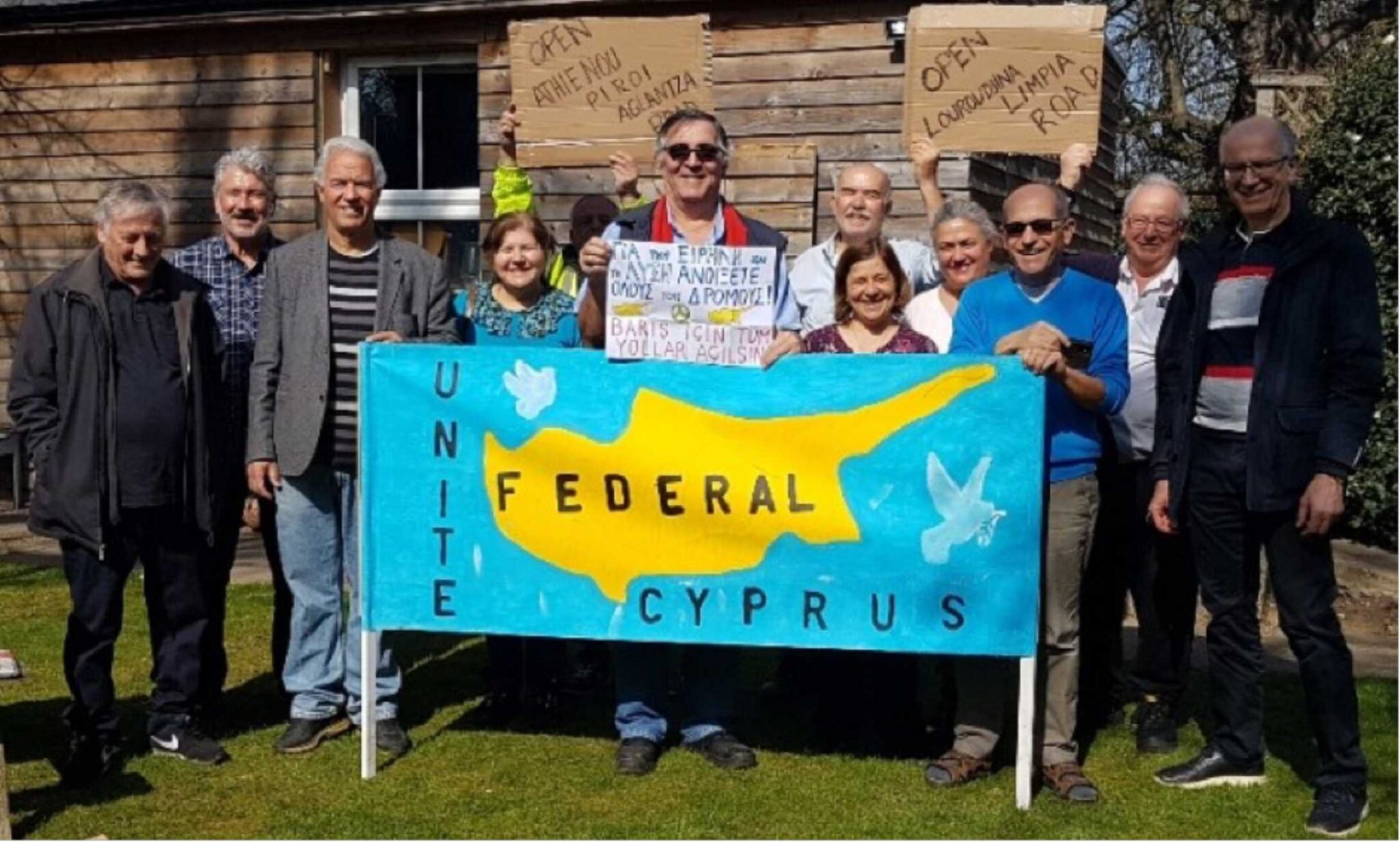 Βi-communal action for solution, reunification and peace