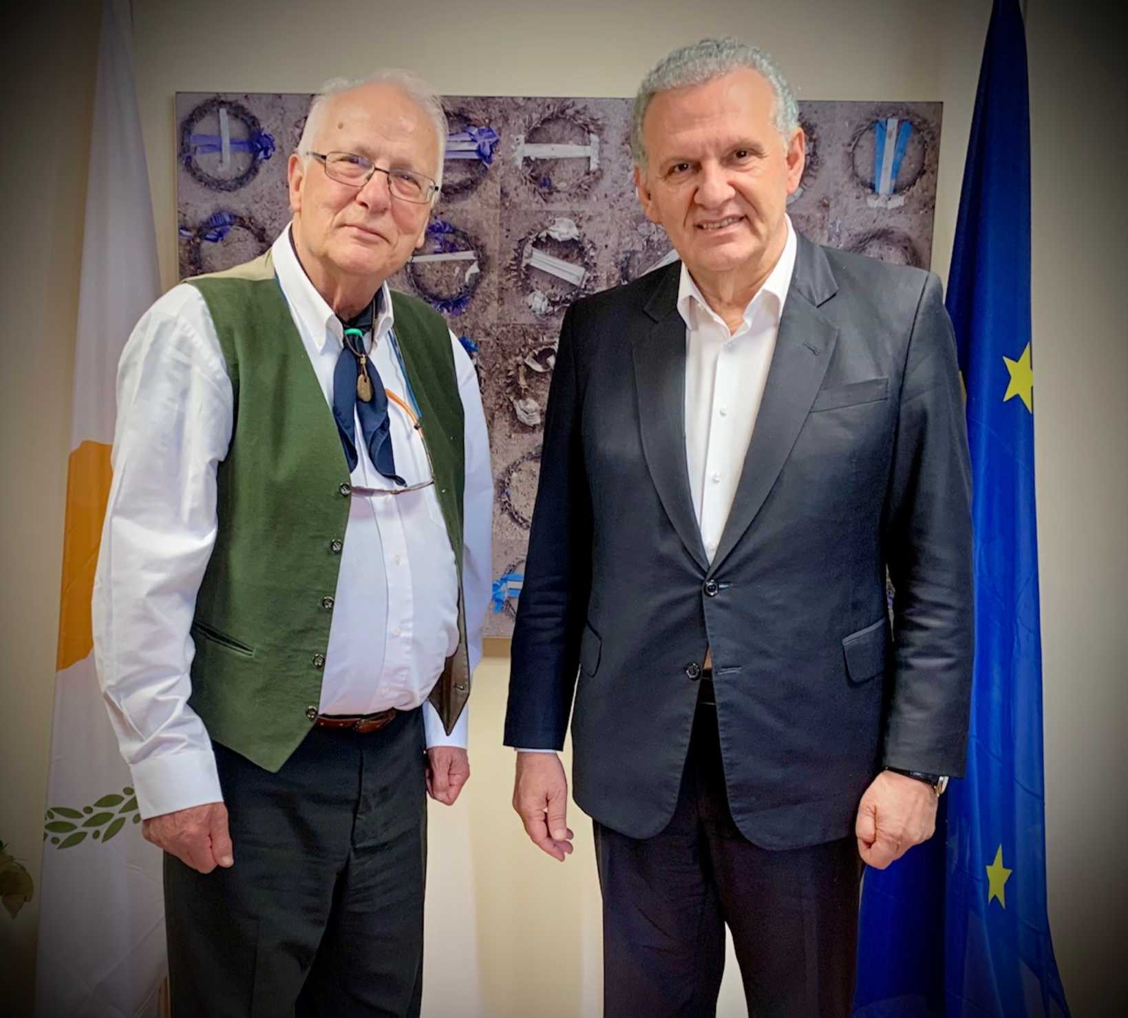 Doros Partasides holds fruitful meetings during visit to Cyprus