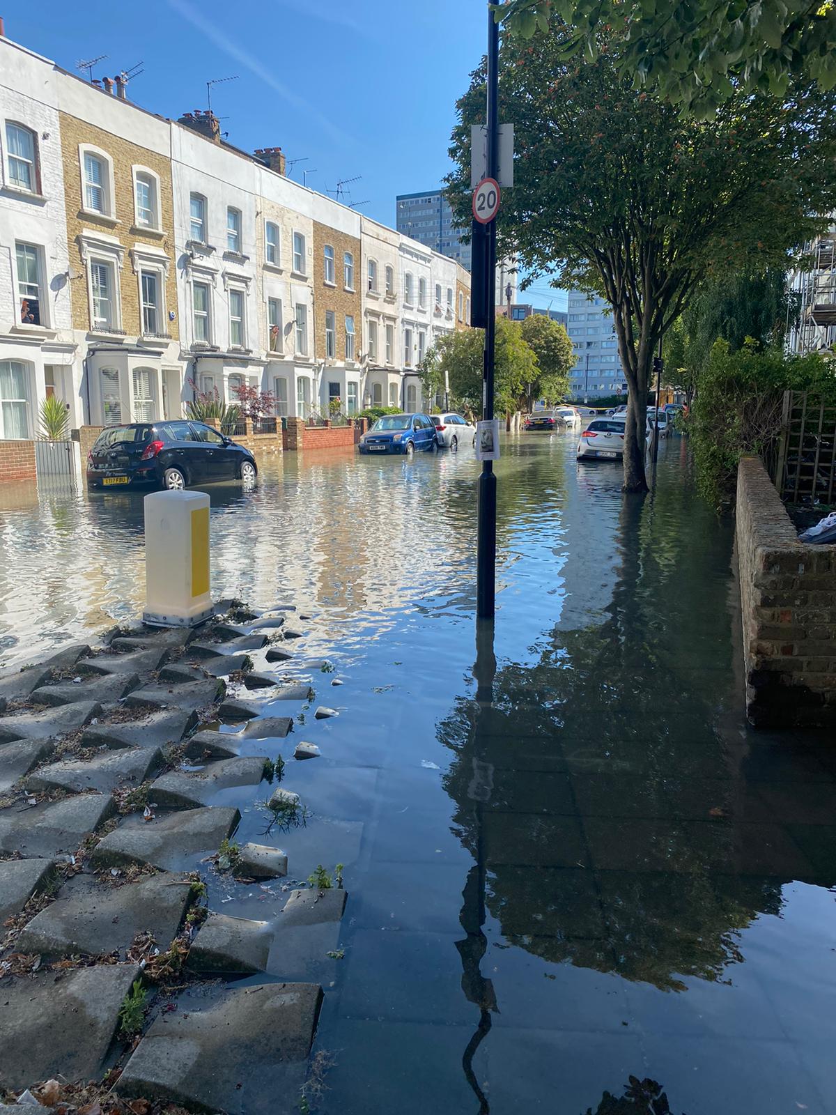 Please avoid the Hornsey Road, Holloway area where there is a flood
