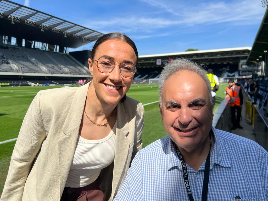 Our Michael Yiakoumi meets England womens UEFA European cup winning hero Lucy Bronze