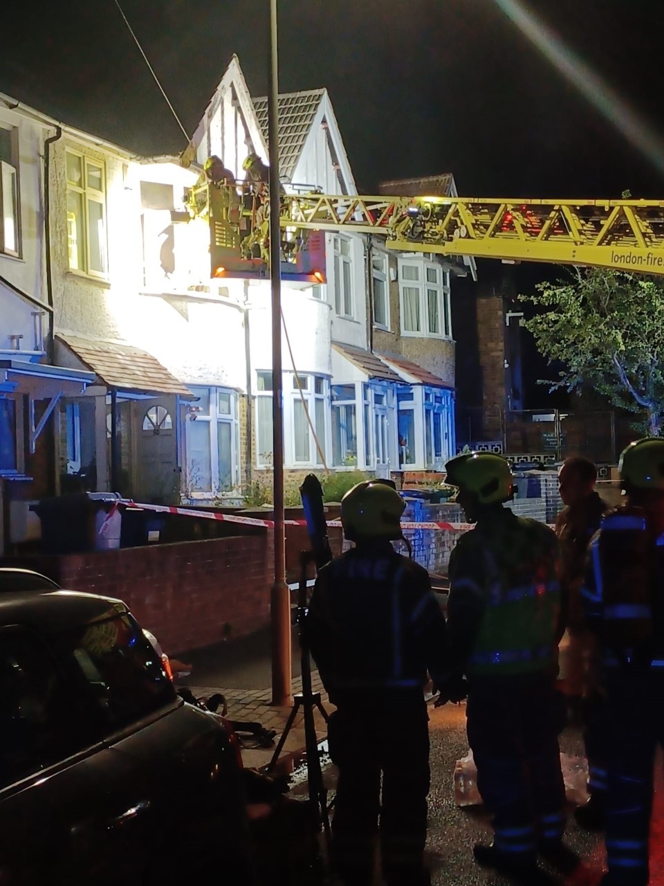 House fire – North Finchley