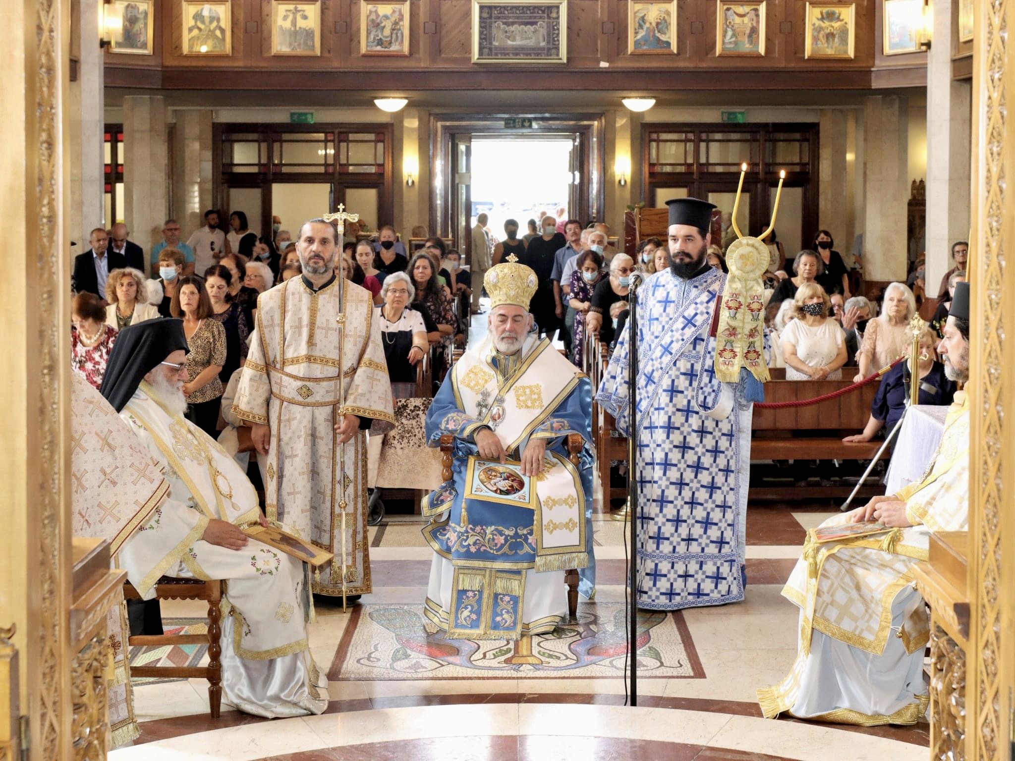 The feast of the Dormition of the Theotokos in Wood Green