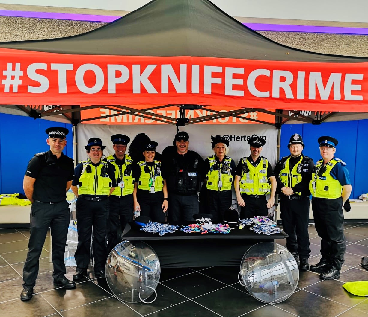 Policing team supports event to help disadvantaged children across Hertfordshire