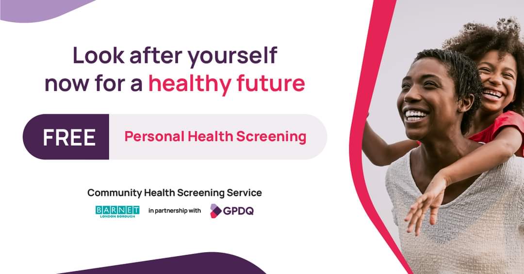 Over 40? Pop in for a free health screening around Barnet!