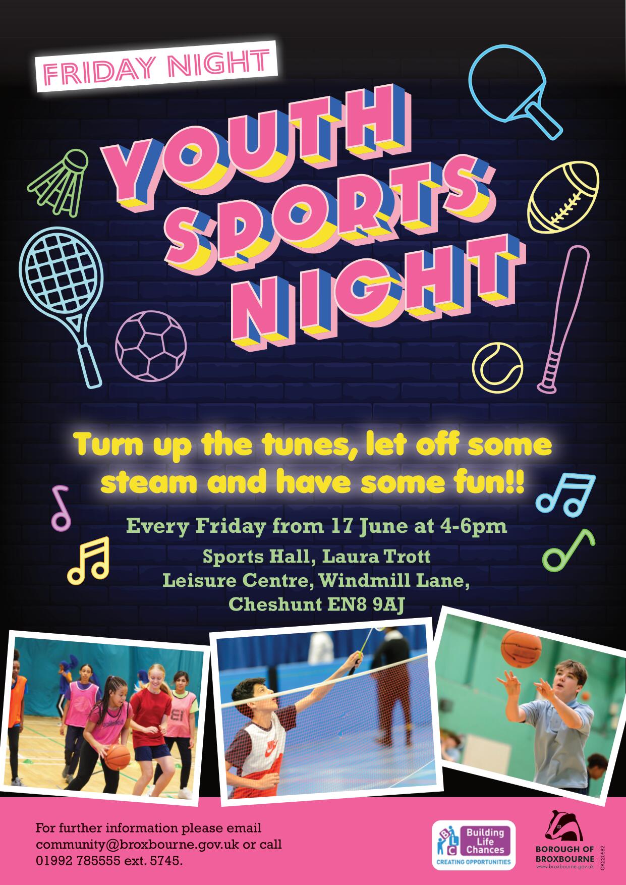 Broxbourne Friday Night Youth Sports Night