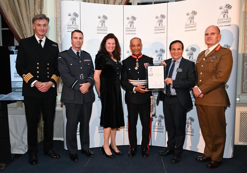 Barnet Council awarded Silver by Defence Employers Recognition Scheme