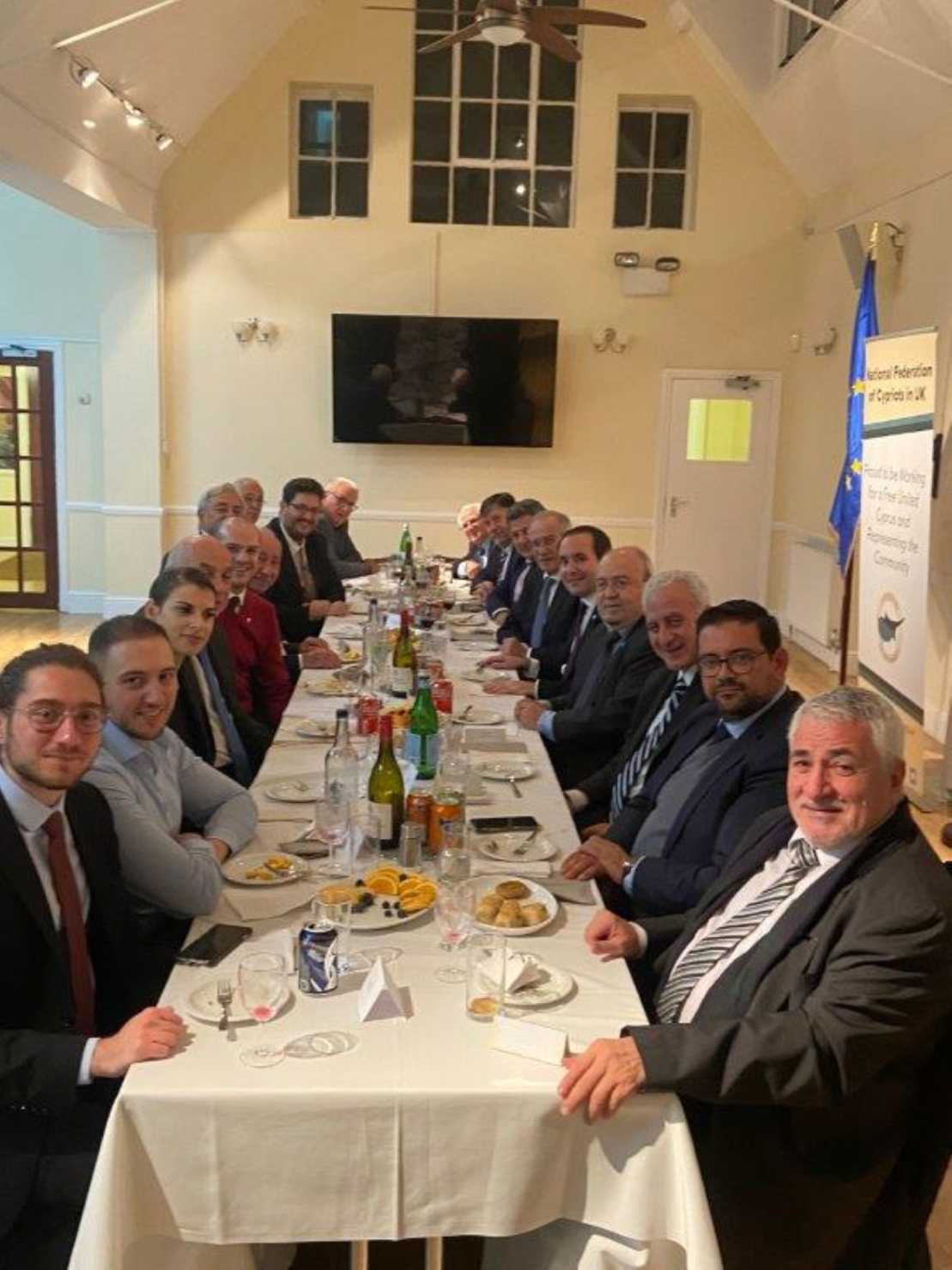 Federation hosts working dinner for Cyprus Minister of Labour & Social