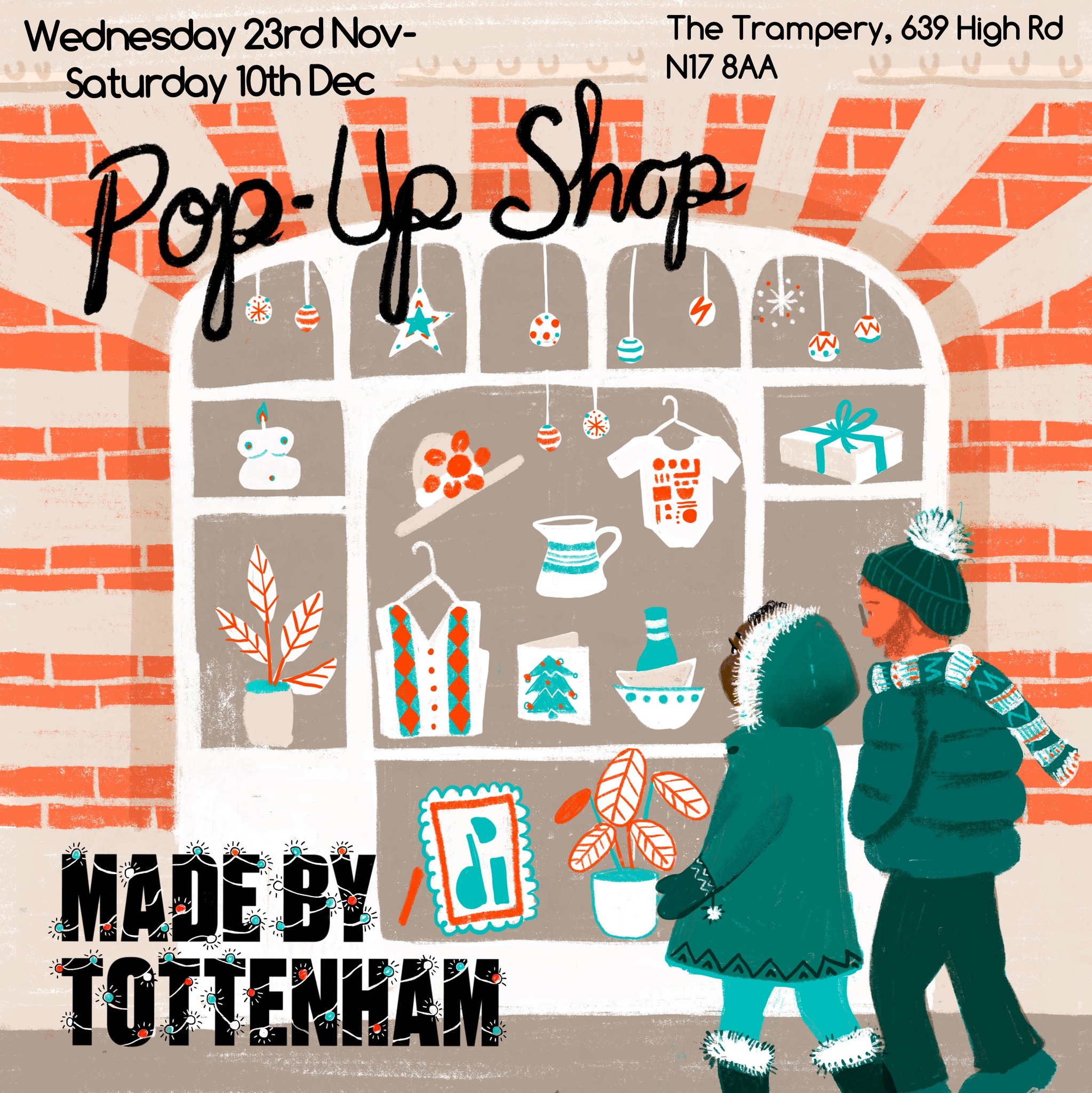 Shop local this festive season & visit the Made by Tottenham Winter Pop-Up Shop