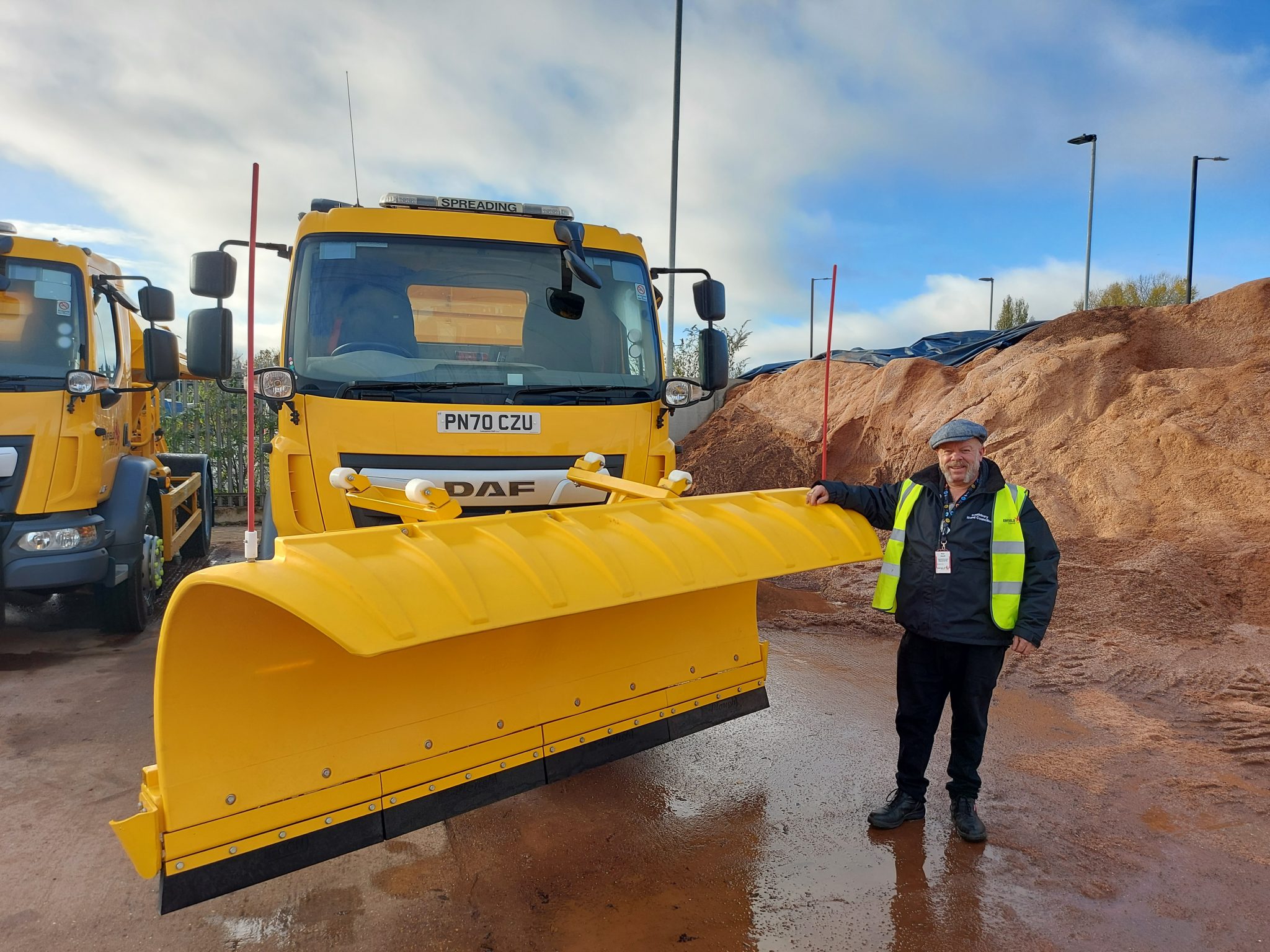Enfield Council: Gritting vehicles ready for cold weather conditions
