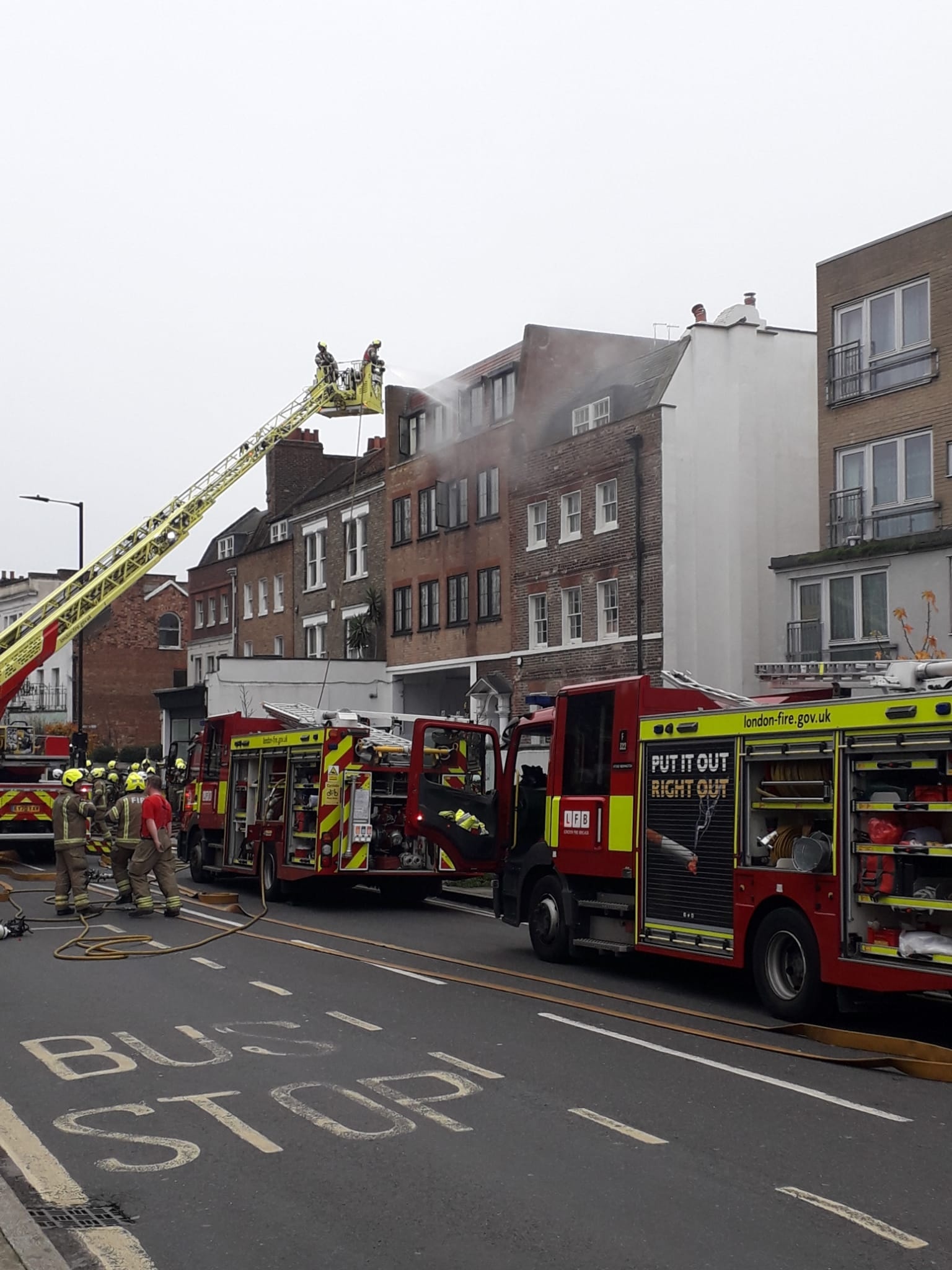 Flat fire – Hackney