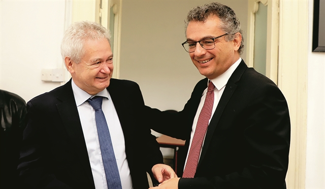 Andreas Mavroyiannis and Erhürman reaffirmed their determination to reach a final solution of the Cyprus problem