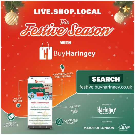 Live Shop Local with BuyHaringey this festive season.