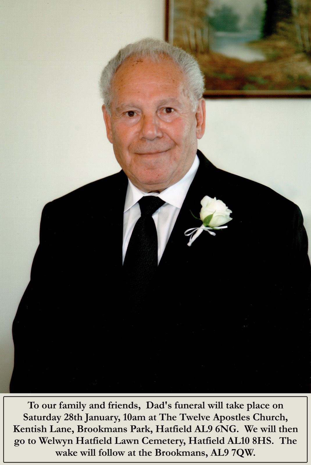 We sadly announce that UK Cypriot Andreas Constantinou has passed away