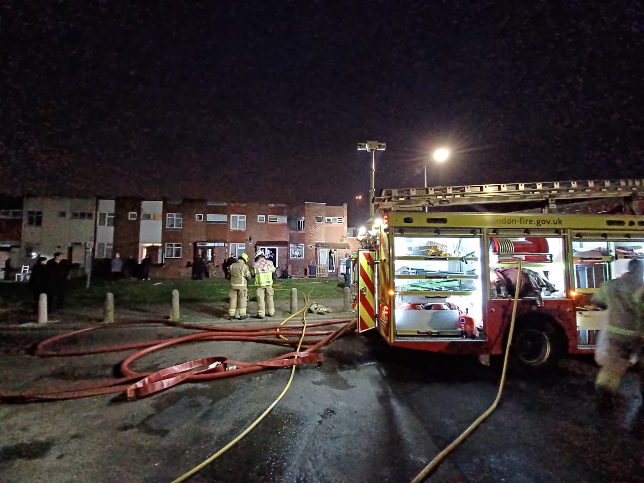 House fire – Hainault