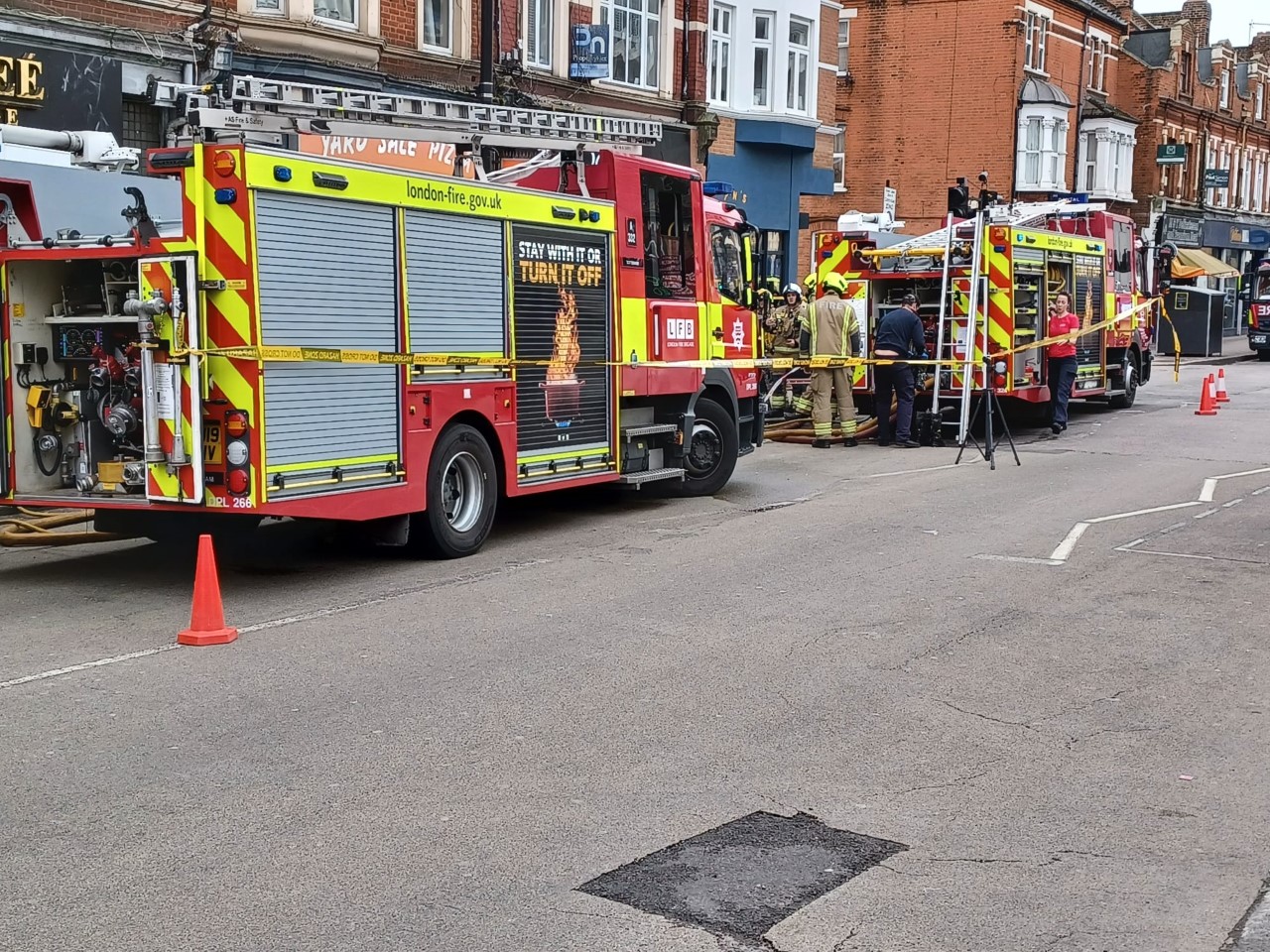 Building fire – South Tottenham