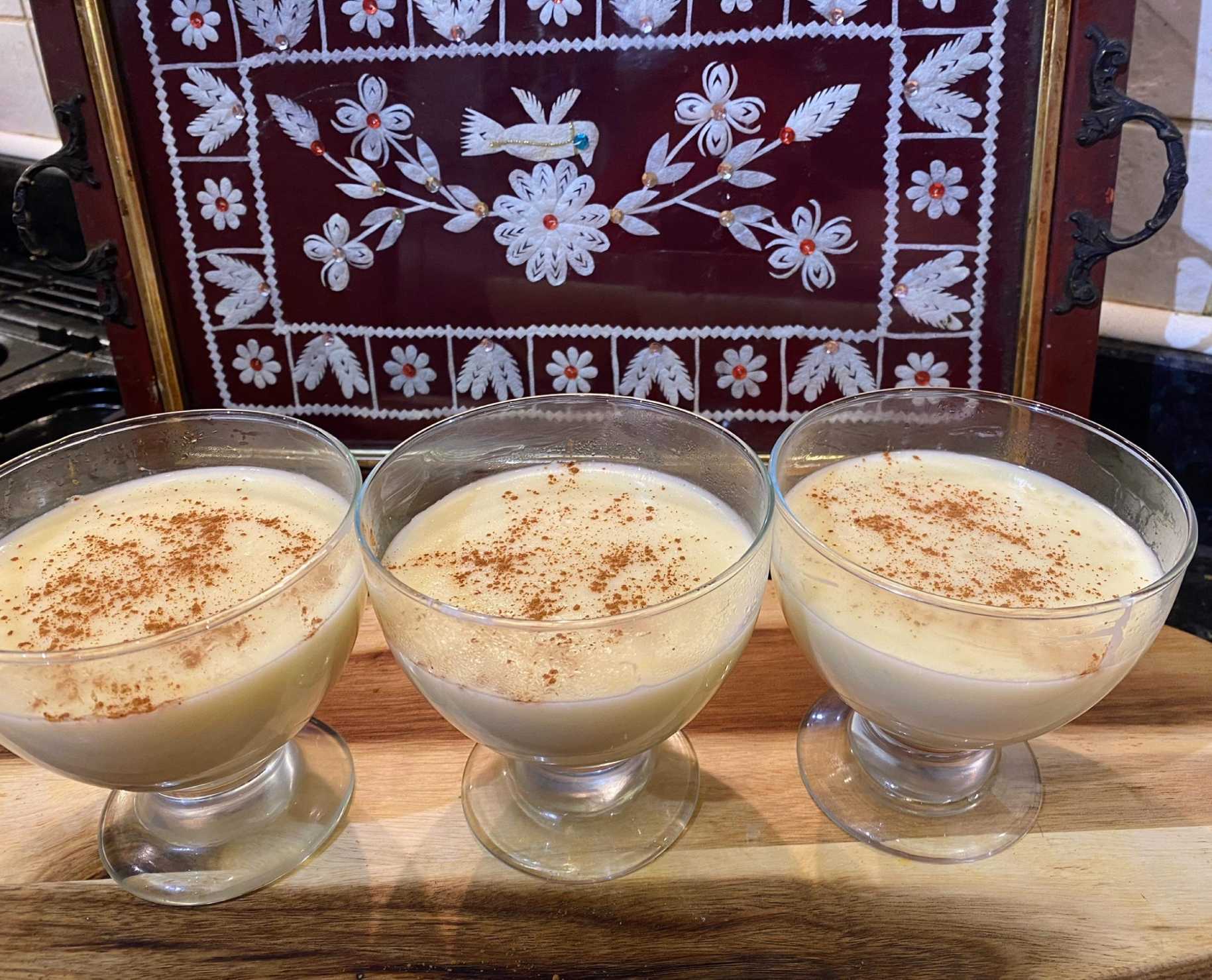UK Cypriot Loulla Astin Cooks vegan rice pudding