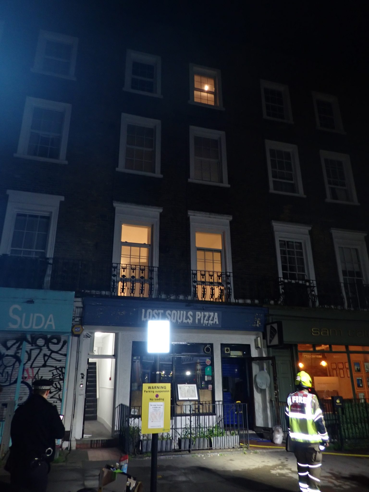 Restaurant fire – Mornington Crescent